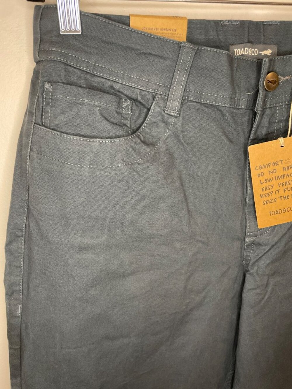 Toad & Co Adventure Ready Khaki Pants Women's Sz 10 NWT - Picture 4 of 9
